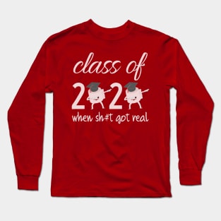 class of 2020 graduation,toilet paper,quarantine,seniors,back to school Long Sleeve T-Shirt